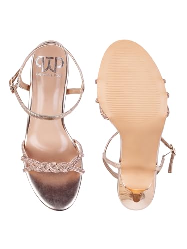 Image of The White Pole Stylish Attractive Ethnic Comfortable Fahsion Party Heels Stylish Stilettos Heels Sandal For Womens & Girls