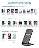 NANAMI Wireless Charger with 20W PD 3.0 Plug - Fast Charging Stand for iPhone 17 16 15 14 13 Pro Max 12 11 SE2 XS XR X 8, Induction Charger for Galaxy S26 S25 Ultra S24 S23 S22 S21 S20 S10 S9
