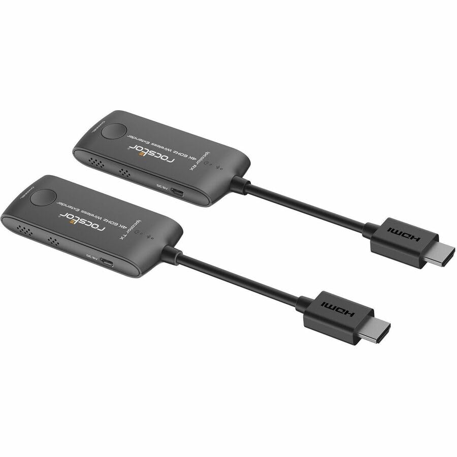 rocstor truereach mini portable hdmi over wireless extender 4k@60hz 65ft (20m)