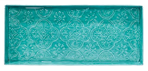 HF by LT Antlers Pattern Metal Boot-Tray 30 x 13 inches Antique Zinc Finish product thumbnail 15