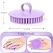 4Pack Hair Scalp Exfoliator Brush Dandruff Cleaning brush, Flexible Scalp Massager, Shower Shampoo Brush for Home, Office, Travel and Pets-BBTL