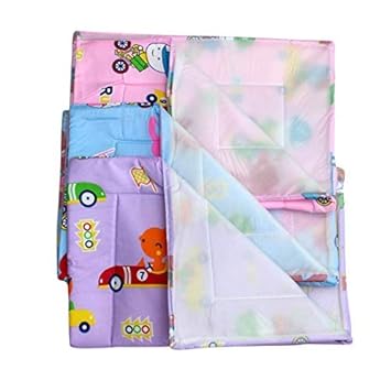 Dazzle Baby Diaper Changing mat Water Proof Sheet Plastic mat one Side Plastic mat Washable mat Diaper Changer Combo of 3