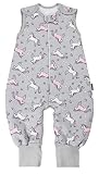 Saco de dormir de invierno sin mangas y con un bonito estampado - para niños y niñas - perfecto en los fríos días de otoño e invierno