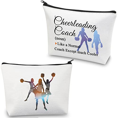 Trousse de maquillage Cheer Coach Cadeaux Cheerleading Coach Cadeaux Cheerleader Coach Sac de maquillage Cadeaux de pom-pom girl, Trousse de maquillage pour entraîneur de pom-pom girl, nouveau Cover