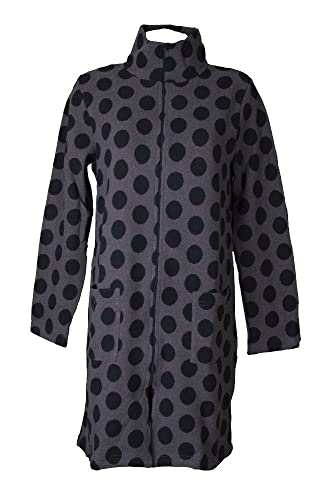 Peignoir d'hiver femme zippé col haut contre les matins froids