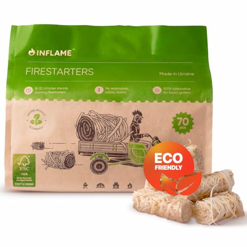 Top 5 Fire Starters for Solo Stove: Your Guide 4 Inflame Fire Starters 70 pcs Fire Starters for Campfires