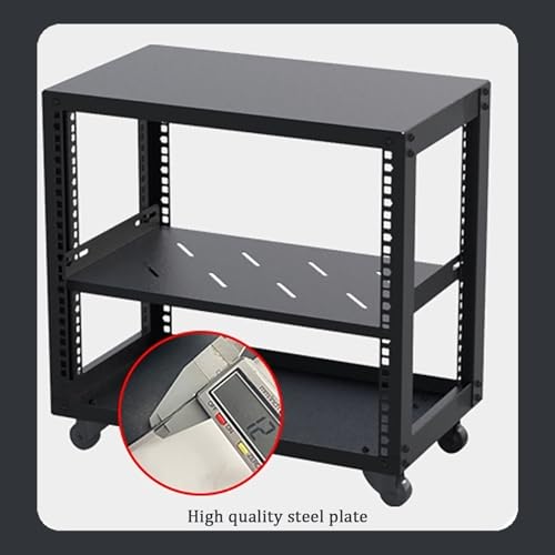 Soporte metálico móvil para multimedia con ruedas miniatura 5