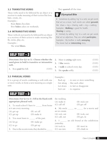 Image of MTG English (IEO) Olympiad Prep Guide Class 5 | Detailed Theory, Exercise with Self Test For Practice | SOF Olympiad Books For Exam 2026-27 (Useful For Level-1 & 2)