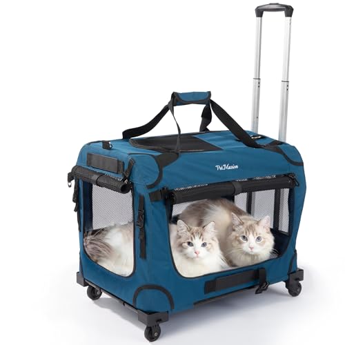 PetMasion Extra Large Rolling Cat Carrier