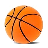 Alephnull Silent Basketball Größe 3 Leiser Basketball 7zoll / 18cm Indoor Trainingsball, Hochflexibles Geräuschreduzierendes Design für Erwachsene Home-Gym (Orange)