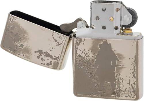 Encendedor Zippo Aceite Vintage con Grabado Samurai miniatura 4