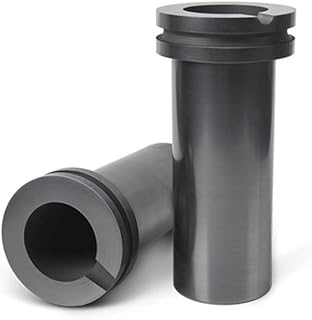 Graphite Crucibles Cup, 1kg/2kg/3kg Crucible, Furnace Torch Melting Casting Gold Silver Scrap Furnace Casting Mould, Metal Melting Tool(1KG)