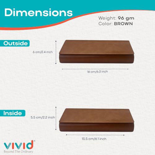 Image of VIVID Unisex Specs Magnetic Eyewear Dabbi Faux Leather Hard Case Cover