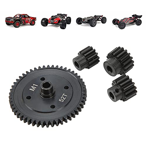 Engrenagem de esporão 52T, engrenagem de pinhão Mod1 antiferrugem de 5 mm com chave inglesa para car