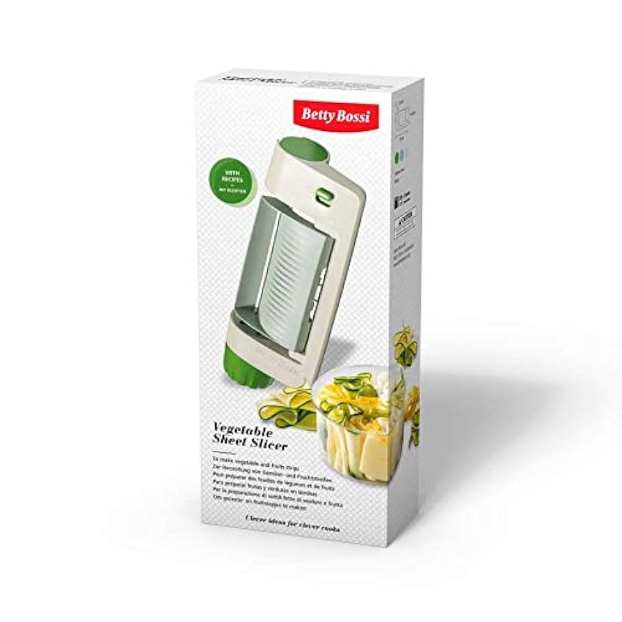 Amazon.com: Betty Bossi Veggie Sheet Slicer, Green, Plastic