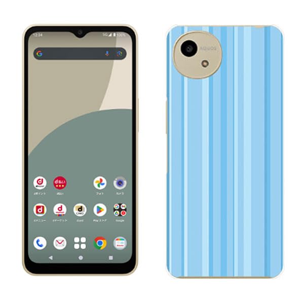 AQUOS WISH4 ドコモ ブルー
