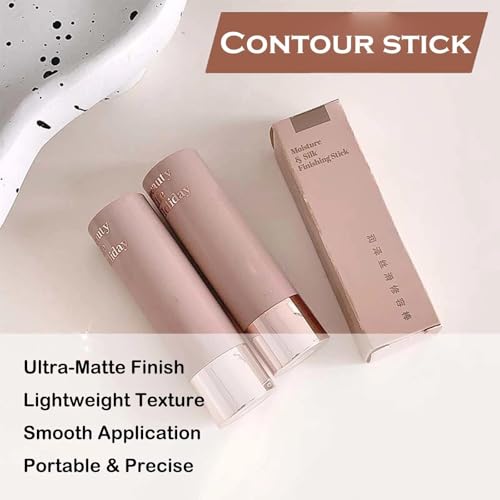 Toned Contour Stick – Creamy, Blendable Bronzer for Effortless Face Sculpting. Waterproof, Long-Lasting & Smooth Finish for a Flawless, All-Day Wear & Seamless Blending - Image 4
