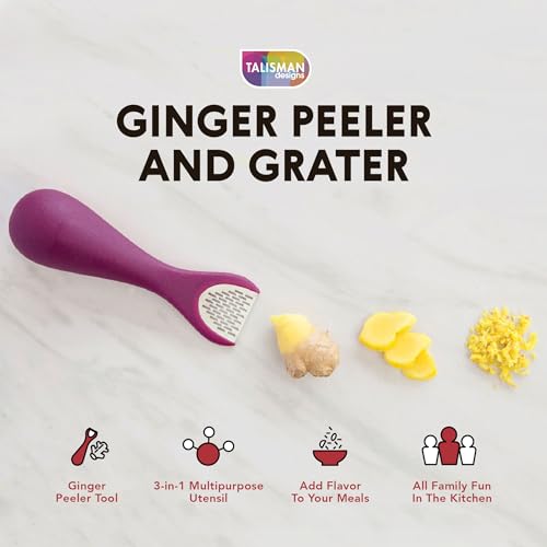 Talisman Designs 3140 3-In-1 Ginger Peeler | Grater & Sliver thumb #4