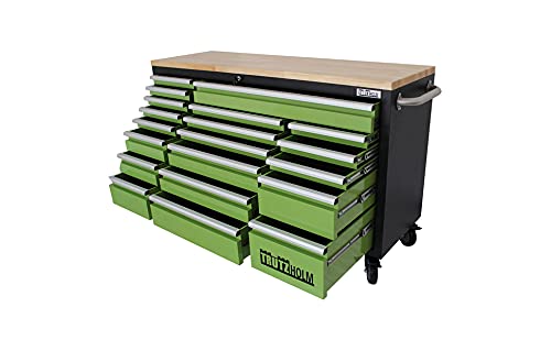 TRUTZHOLM Werkstattwagen Mobile Werkbank Deluxe XXL 20 Schubladen Werkzeugwagen Rollwagen 6 Schubladen 254 TLG. bestückt – Bild 4
