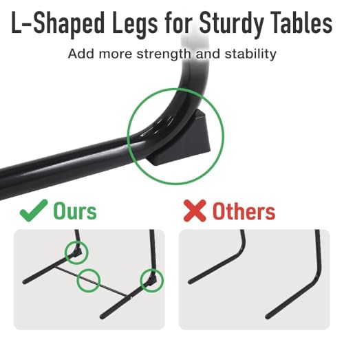 Table de chevet pliante réglable avec support gobelet et plateau incluable - 7