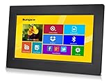 Sungale CPF1032 10' Smart Wi-Fi Cloud Digital Photo Frame with Touch Screen Operation, Free Cloud Storage, Real-time Photos, Movie, Social Media, Browser, All apps