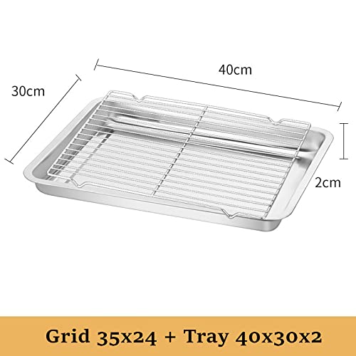 Plaque de cuisson avec grille pour éviter les aliments gras et ramollis