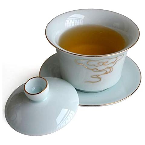 YXHUPOT Gaiwan Chinese Sancai - Juego de taza de té Cover