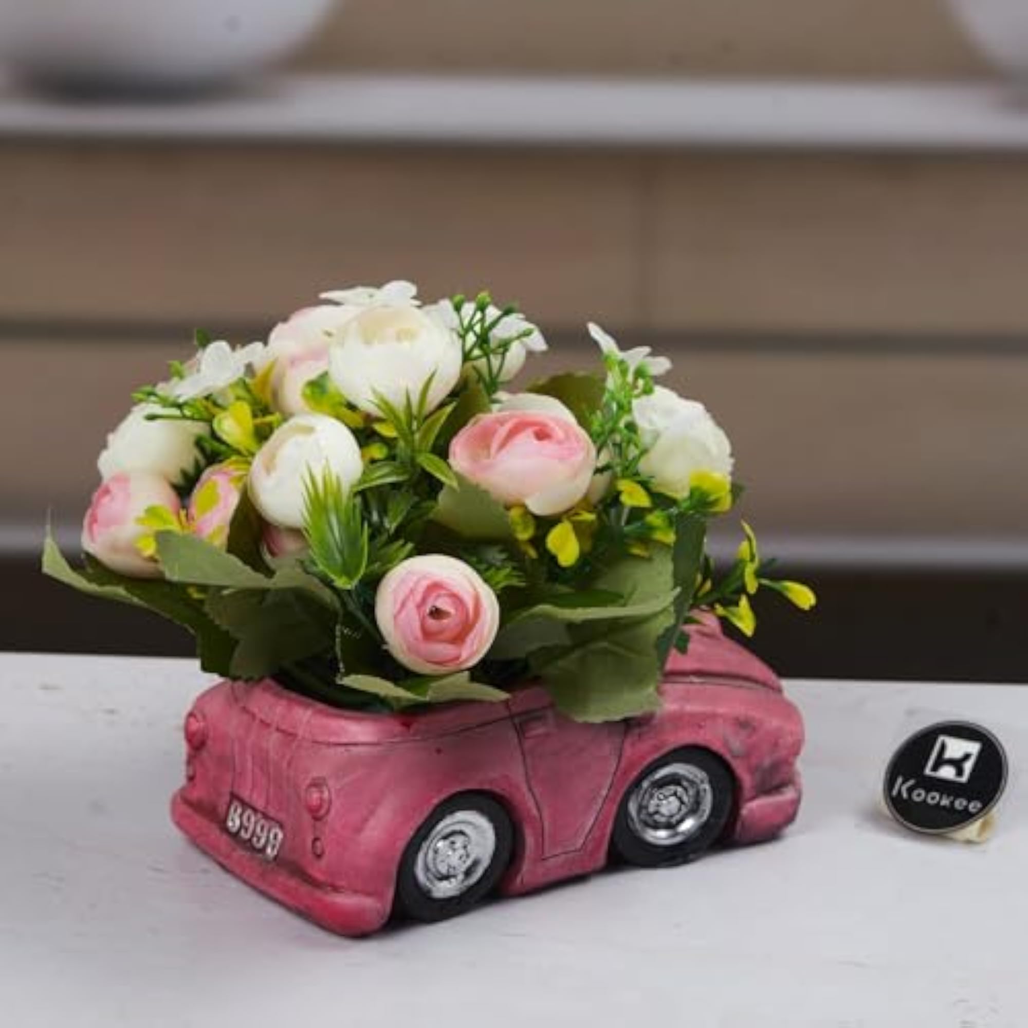 Artificial Flower Plant in Designer Pot Stand