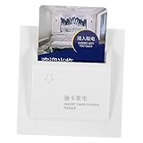 TOVINANNA ホテルカードスイッチ 部屋の電源スイッチ ホテルの付属品 ホテルの電源スイッチ ルームキーカードセンサー ハウスカードスイッチ ホテルのキーカードセンサー 人感センサーライトスイッ