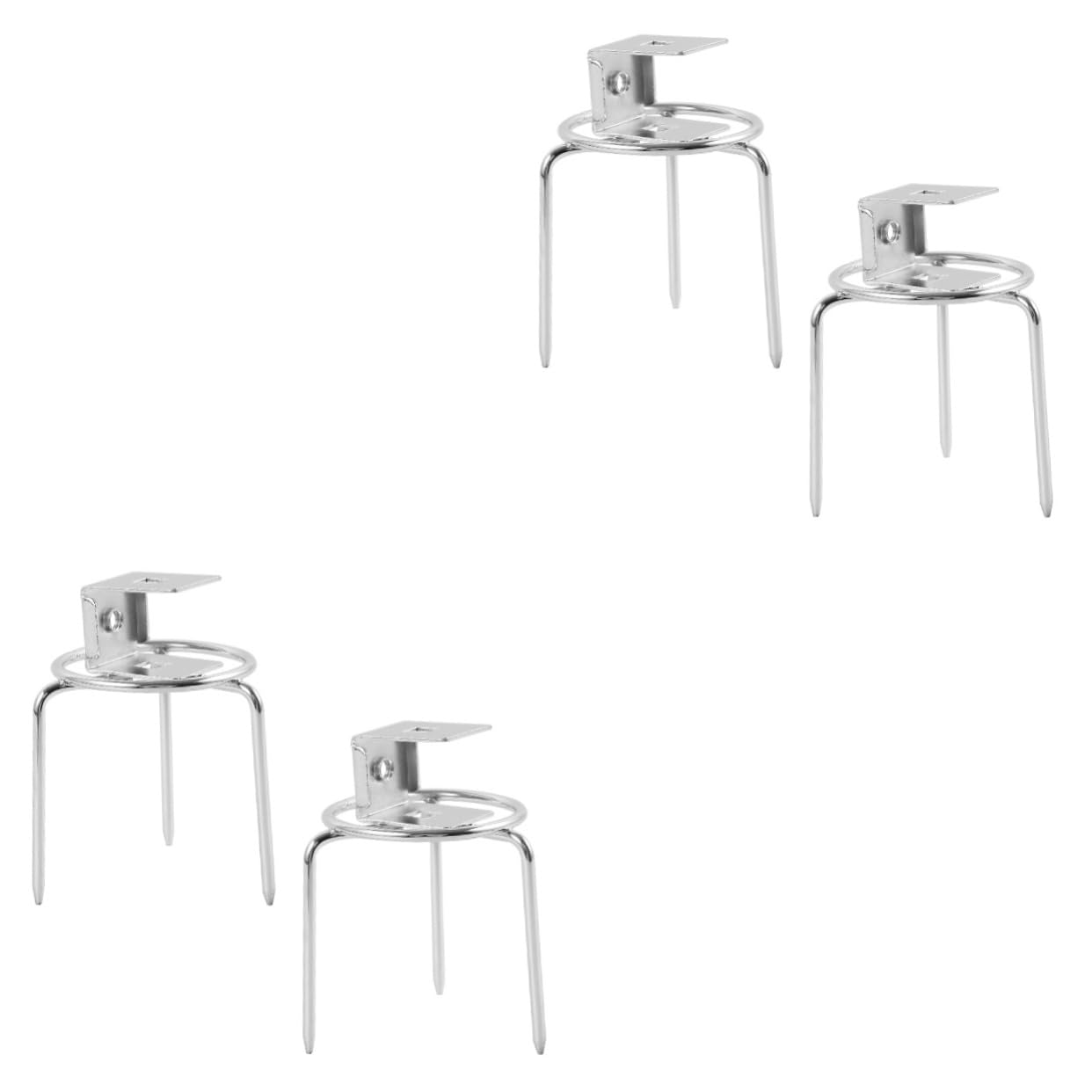 HANABASS 4pezzi Forchette Rotanti Inossidabile Per Grigliate Per Arrosti e Utensile Versatile Per Friggitrice Ad e Bbq