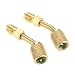 R410a Adapter 5/16" SAE Female Quick Couplers to 1/4" SAE Male Flare, Used for Mini Split System, Air Conditioners, HVAC and Refrigeration Service, 45 Degree Angled Type, Set of 2