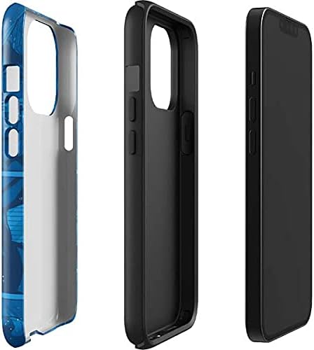 Skinit Impact Phone Case Compatible with iPhone 13 Pro - Officially Licensed DC Comics Superman Logo Background Pattern Design