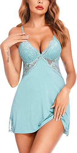Image of Babydoll Lingerie Honeymoon Sex�Women (X-Large, Ocean Blue)