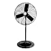 Air King 9130 30-Inch 1/4-Horsepower Industrial Grade Pedestal Fan with 7,400-CFM, Black Finish
