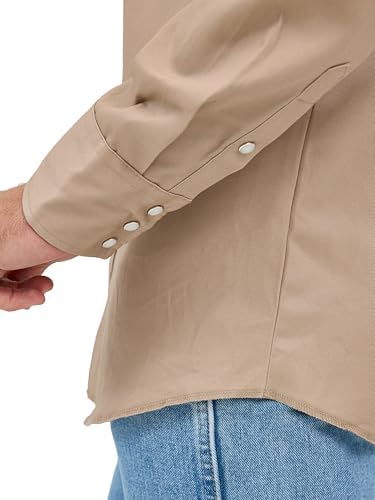 Wrangler Heren Performance Snap shirt met lange mouwen, Zwart, XXL grote maten tall Wrangler Heren Performance Snap shirt met lange mouwen, Zwart, XXL grote maten tall