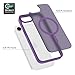 PinLiSheng Magnetic for iPhone 16e/17e Case [Mil-Grade Drop Protection] [Compatible with Magsafe] Shockproof Slim Translucent Matte Protective Phone Case - Dark Purple