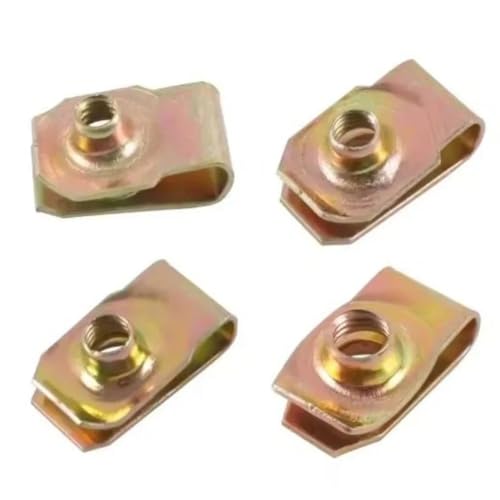 Écrou à roseau Q312 contre le desserrage des plaques de carrosserie avec clips de type U M5