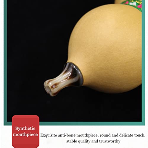 Flutes Hulusi C, Professional Rosewood Hulusi, Cucurbit C, Anti-Fall Chinese Traditional Instrument, For Beginners Musical Amateurs (Size : Key A) #TOP2