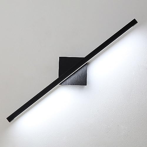 APPLICAZIONE: Applique da bagno sopra lo specchio, design moderno e semplice, adatto per il tuo bagno, armadietti a specchio, bagno di servizio, camera da letto e soggiorno ecc. La moderna lampada da toeletta illumina la tua vita all'istante.