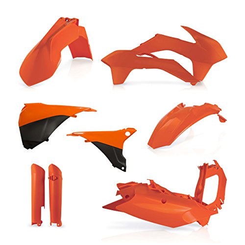 Kit plastiques KTM EXC EXC-F 2014 orange pour remplacer carénages cassés ou rayés