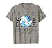 Volleyball Game Day Girls Volleyball Mom Light Blue & White T-Shirt