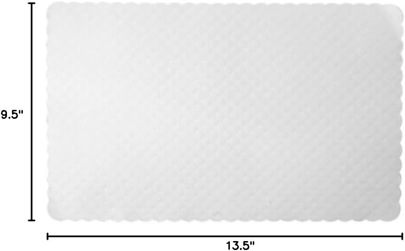 Paper Placemats White 9.5 x 13.5inch - Case of 1000 | Disposable Placemats
