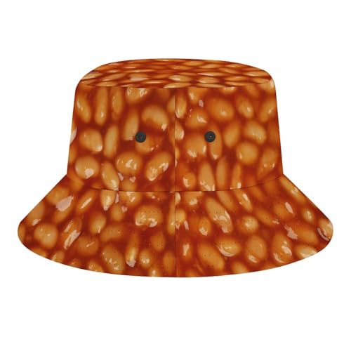 Image of Food Golden Corn Bucket Hats Unisex Washed Cotton Lightweight Outdoor Summer Beach Sun Hats Men Women Bucket Hat for Travel
