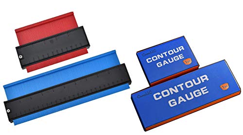 2 Pieces Contour Gauge Duplications 5" and 10" Profile Copy Tool Shape Measuring