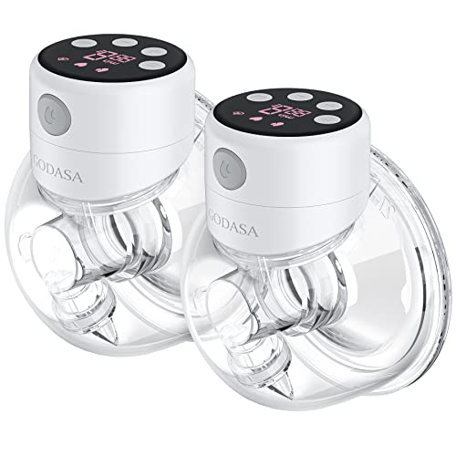 Image of Breast Pump, Wearable Electric Breast Pump, Hands Free Breast Pump,Portable Breast Pump with 3 Modes & 12 Levels, LCD Display