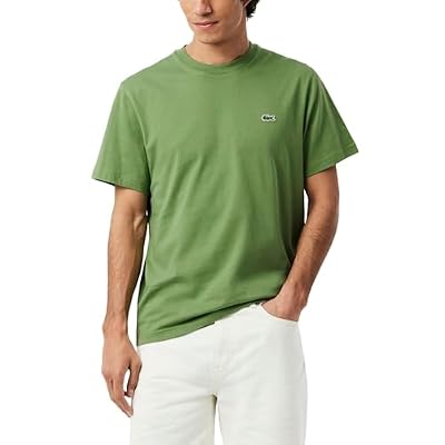 Lacoste Men's Cotton T-Shirt, Lamb's Lettuce, Medium