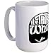 CafePress - Thirsty Whale Large Mug W/Black Logo - Coffee Mug, Large 15 oz. White Coffee Cup