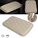 Xotic Tech Interior Center Console Cover Pad,SUV/Truck/Car,Waterproof Leather Armrest Seat Box Cover Mat Cushion Cover Anti-Slip Pad Protector w/Flexible Elastic Band Universal Accessories, Beige