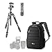 Produktbild Manfrotto Befree Advanced Foto-Reisestativ-Kit mit Drehverschluss, Aluminium, Kugelkopf und Lowepro Tahoe 150 Rucksack, für DSLR mit Objektiv, CSC, spiegellose Kameras, 10-Zoll-Tablet, Zubehör