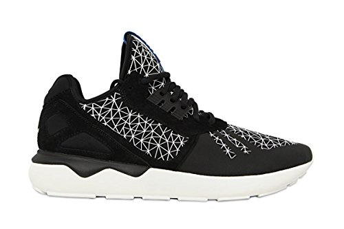 adidas Tubular Runner, (Schwarzes Nubukleder / Weißes Druck.), 45.5 EU thumbnail